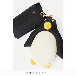 ANYA HINDMARCH Penguin Charm with Foldable Nylon Tote